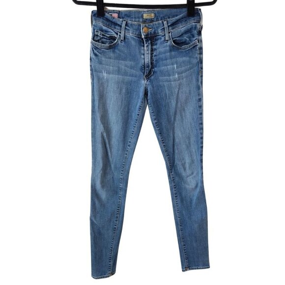 True Religion Halle Mid Rise Skinny Medium Wash Stretch Denim Jeans Women's 27 - Picture 2 of 12